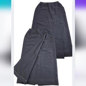 Dana Buchman Pure Wool Skirt Size 8 Darkest Navy Blue 2359-BZ